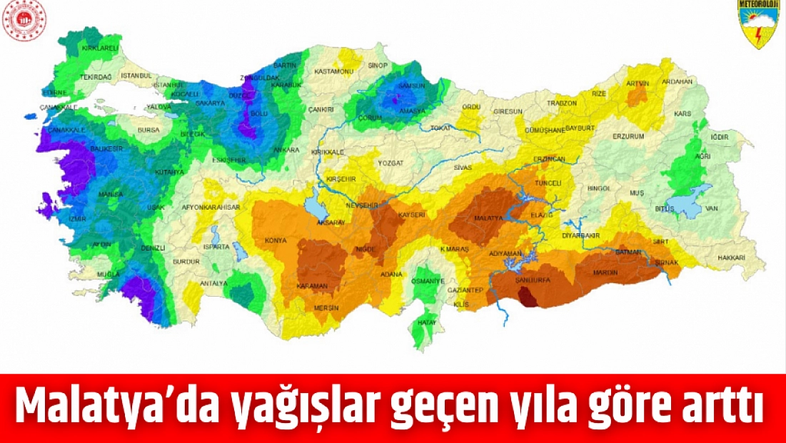 Malatya’da yağışlar geçen yıla göre arttı
