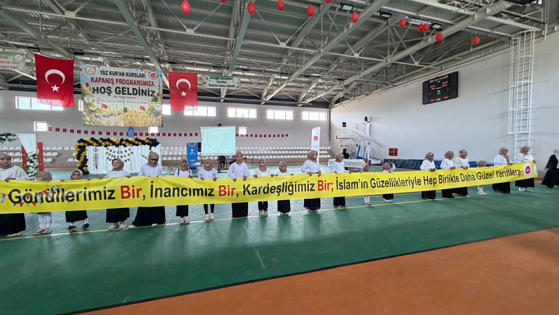 Malatya'da Yaz Kur’an Kursları kapanış programı düzenlendi