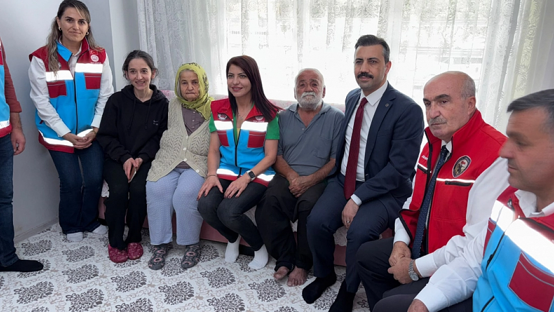 Malatya'da ziyaret edilen yaşlıların yeni yaşları kutlandı