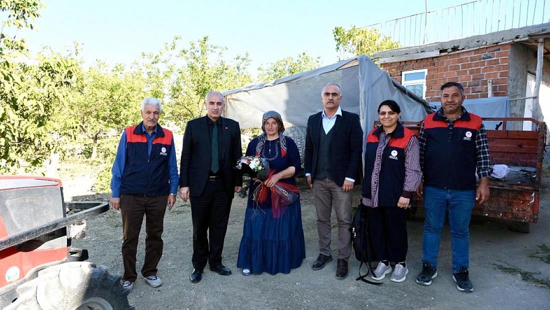 Malatya’dan kadın çiftçilere moral ve destek ziyareti