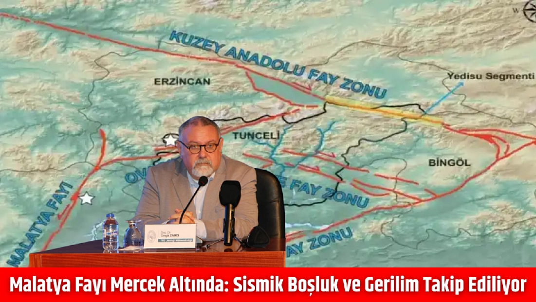 Malatya fayı mercek altında: Sismik boşluk ve gerilim takip ediliyor