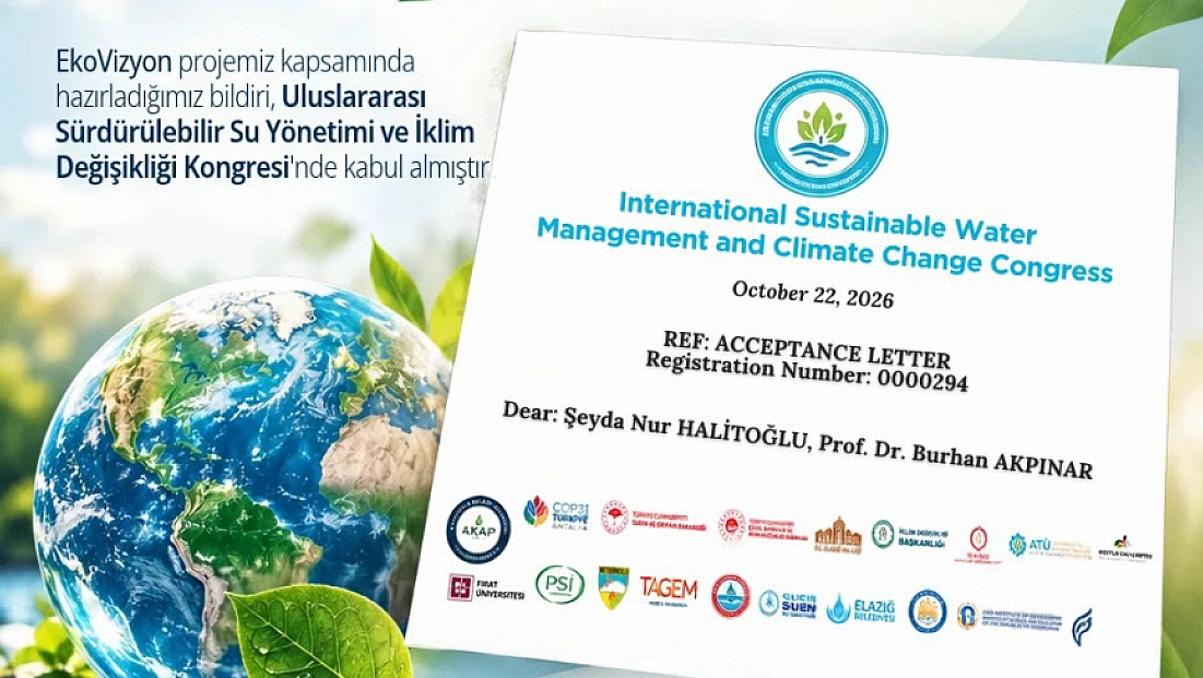 Malatya’nın çevre projesi uluslararası arenada!