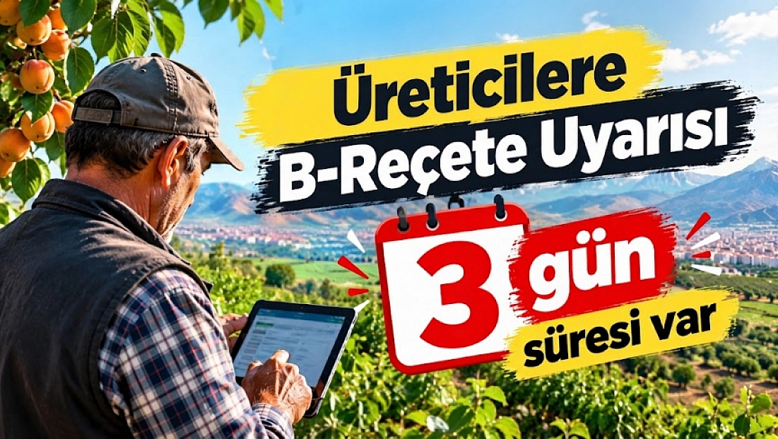 Malatya Tarım İl Müdürlüğü uyardı: 3 gün süresi var