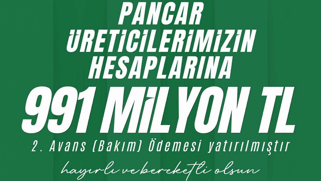 Malatyalı üreticilere müjde! 2. Avans ödemeleri hesaplarda