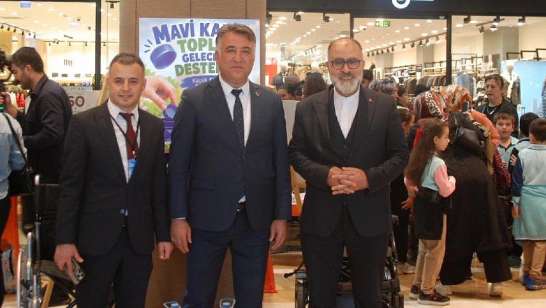 Mavi kapaklar 15 bin 700 engelli vatandaşa umut oldu
