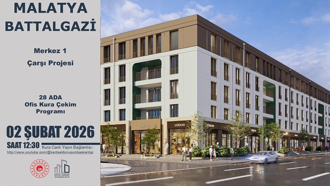 Merkez 1 Çarşı Projesi'nin 28 Ada Ofis Kura Çekimi Başladı: Canlı izlemek İçin Tıklayın…
