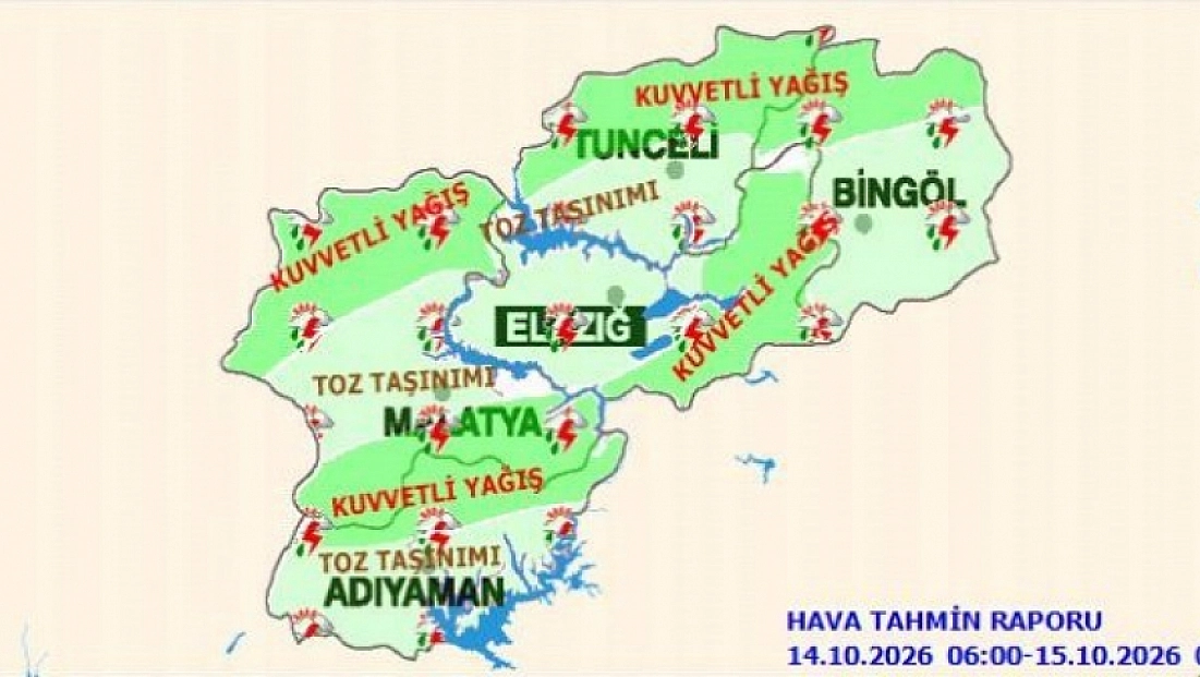 Meteoroloji'den kuvvetli yağış uyarısı