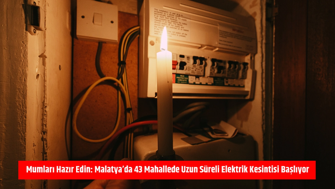 Mumları Hazır Edin: Malatya'da 43 Mahallede Uzun Süreli Elektrik Kesintisi Başlıyor