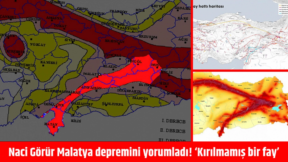 Naci Görür Malatya depremini yorumladı! ‘Kırılmamış bir fay’