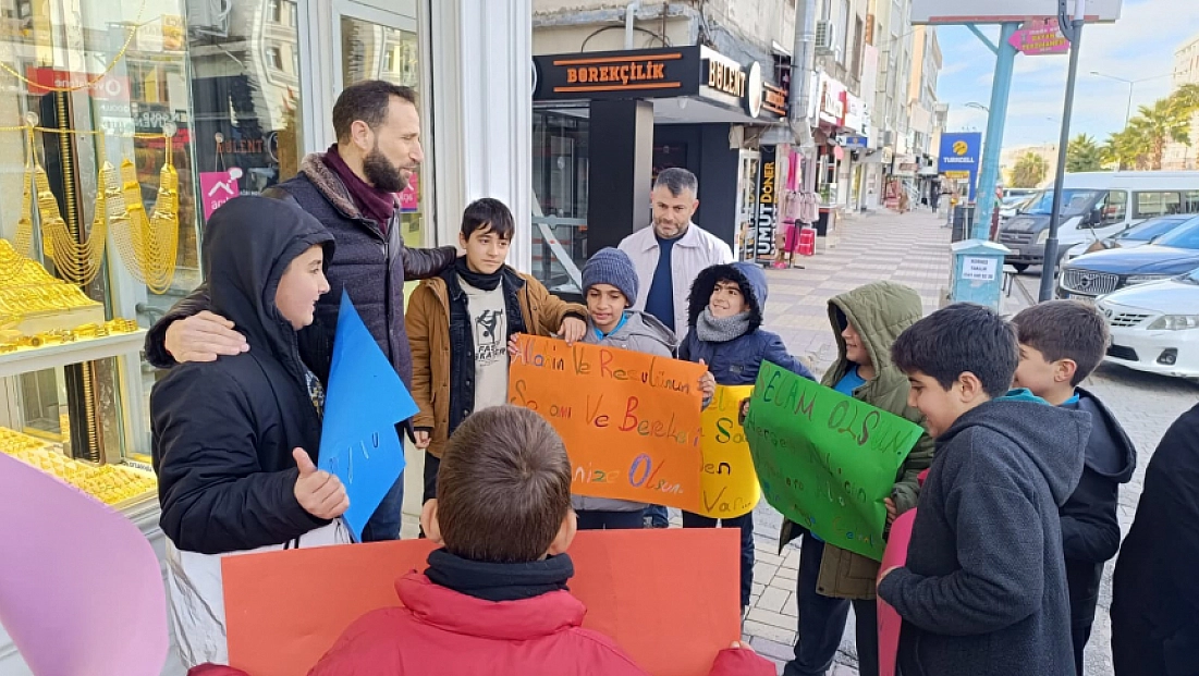 Öğrencilerden anlamlı ziyaret