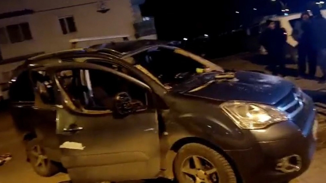 Otomobilde dehşeti yaşadı!