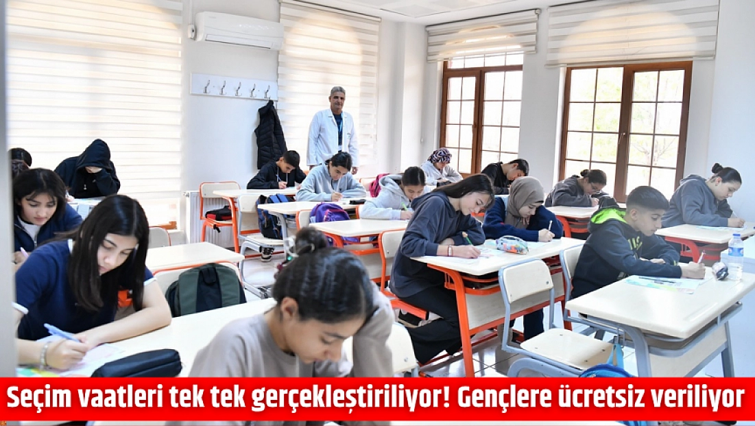 Seçim vaatleri tek tek gerçekleştiriliyor! Gençlere ücretsiz veriliyor