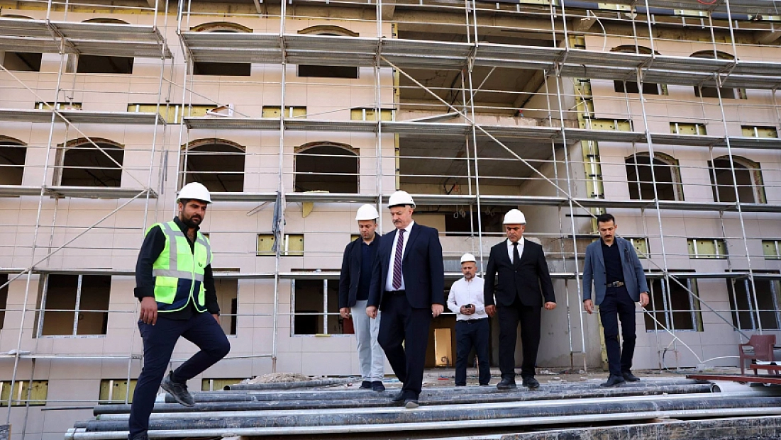 SGK İl Müdürlüğü yeni hizmet binasında çalışmalar sürüyor