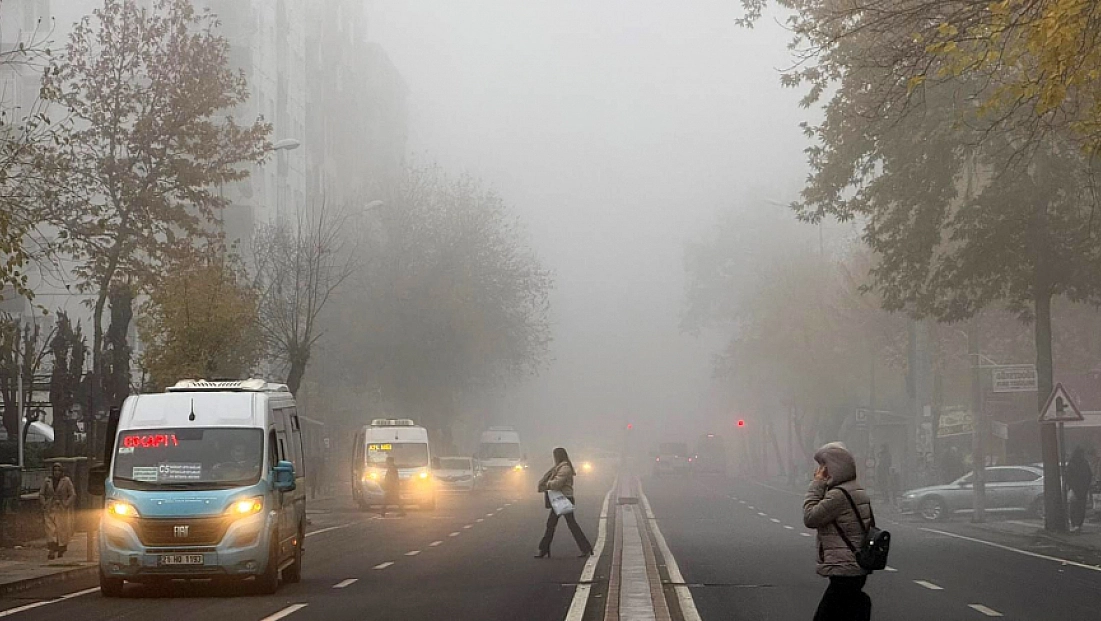 Sisli havalarda korkutan zararlı partikül uyarısı