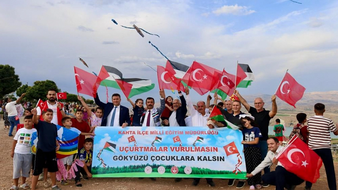 Uçurtmalar Gazze'deki çocuklar için uçtu