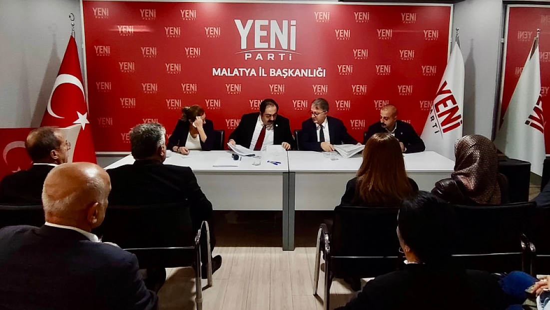 YENİ Parti Malatya İl Başkanlığında ön seçim heyecanı