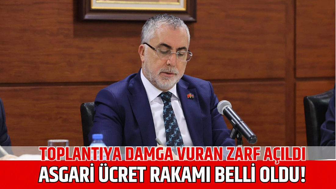 Zarf açıldı: Asgari ücret rakamı belli oldu!