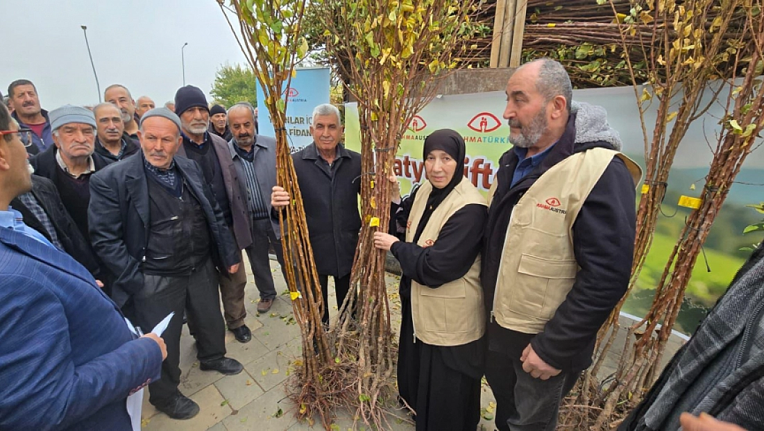 Zirai donun yaralarını Avusturya’dan gelen destek sardı: Malatya'da 12 ilçeye 12 bin fidan
