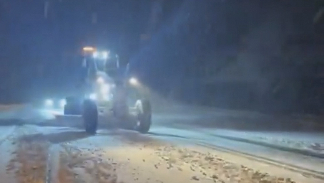 Malatya’da kar yağışı ulaşımı zorluyor!