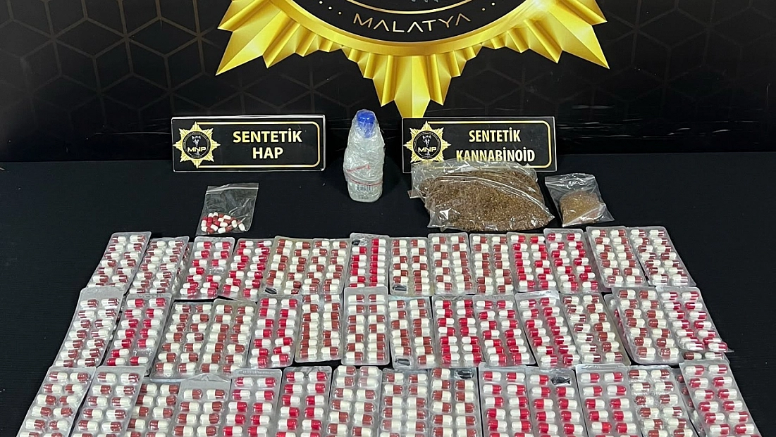 Malatya’da narkotik operasyonu: 2 tutuklama