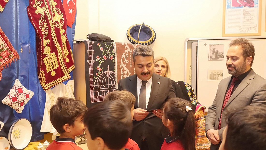 Okulda Türk kültürü yaşatıldı