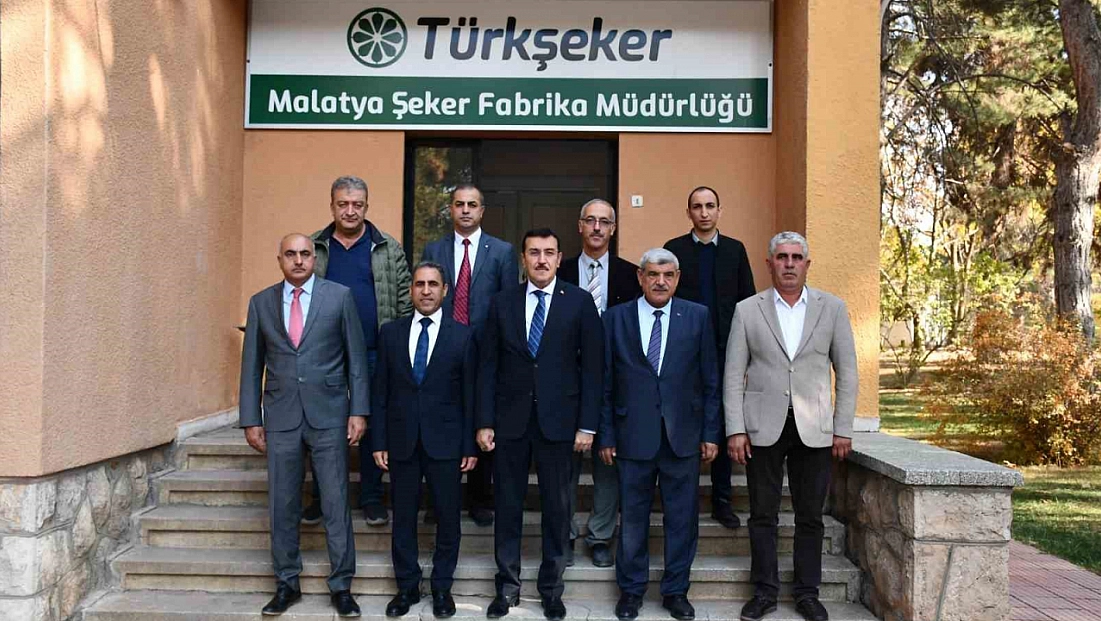 Tüfenkci, Türk Şeker Fabrikası’nda üretim ve çiftçi taleplerini değerlendirdi