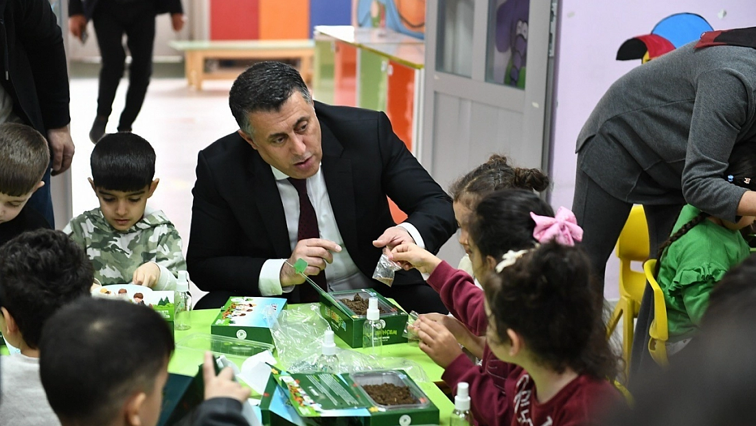 Minik ellerden yerli tohuma ilk adım