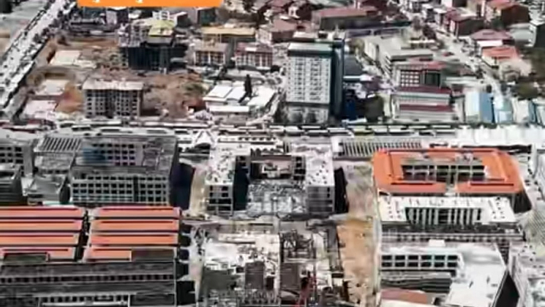 Bakan Kurum, dron görüntülerini paylaştı...! İşte Bakırcılar Çarşısı'nın son hali...