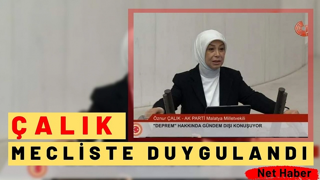 Çalık mecliste duygulandı