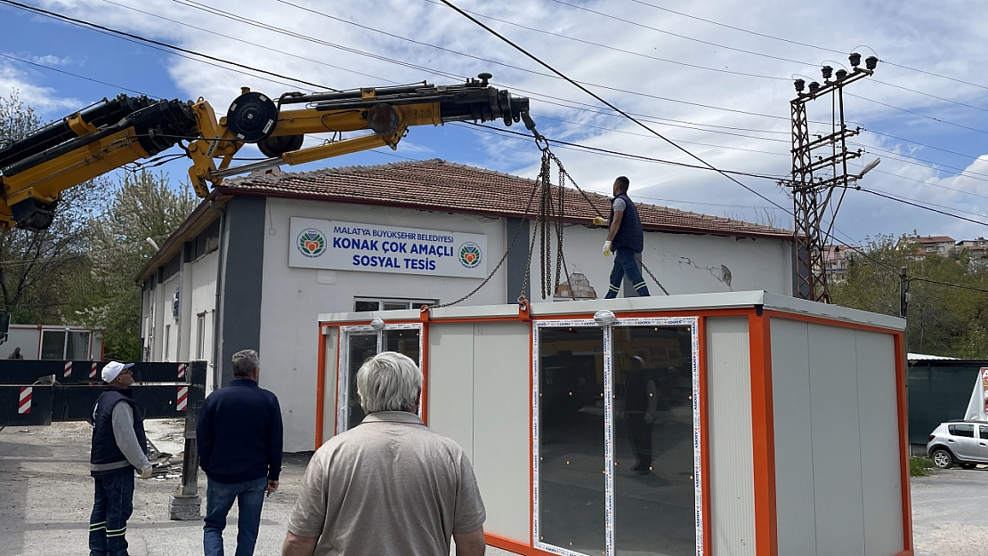 CHP'den esnafa konteyner