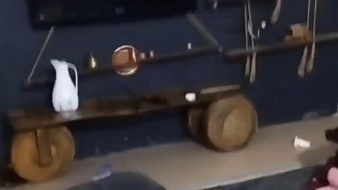 Deprem anına ait ortaya çıkan görüntü korku filmini aratmadı