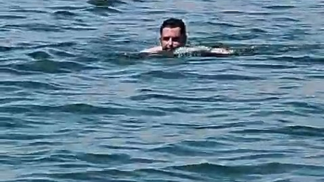 Elazığ'dan Malatya'ya 4 saat boyunca aralıksız kulaç attı!