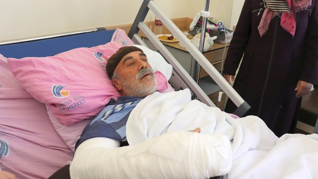 Helikopterle kurtarıldı