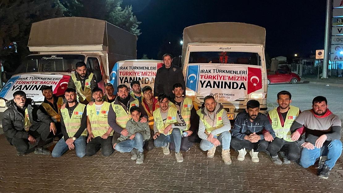 Irak'tan 50 tır yardım