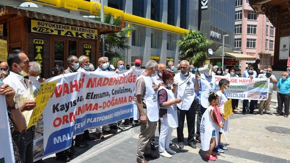 Maden ve taş ocaklarına tepki