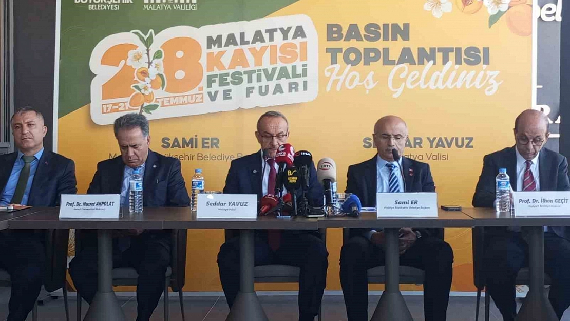 Kayısı Festivali ve Malatya Fuarı 17- 21 Temmuz'da