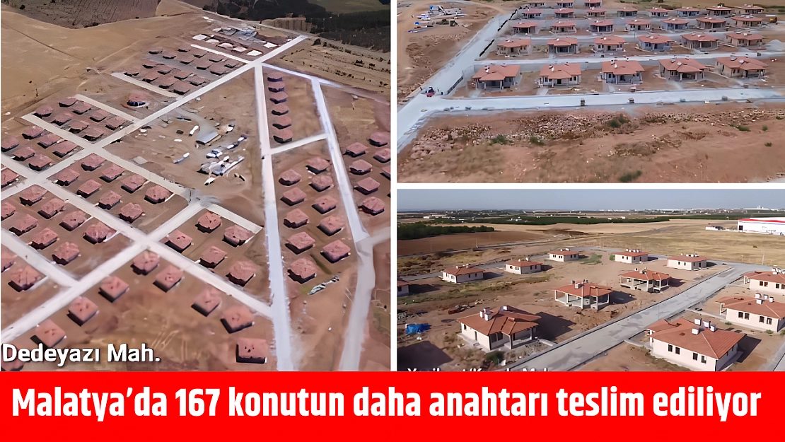 Malatya'da 167 konutun daha anahtarı teslim ediliyor