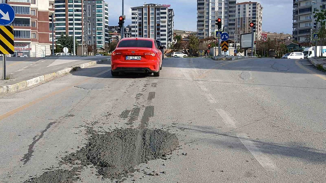 Malatya'da beton mikserleri tehlike saçıyor
