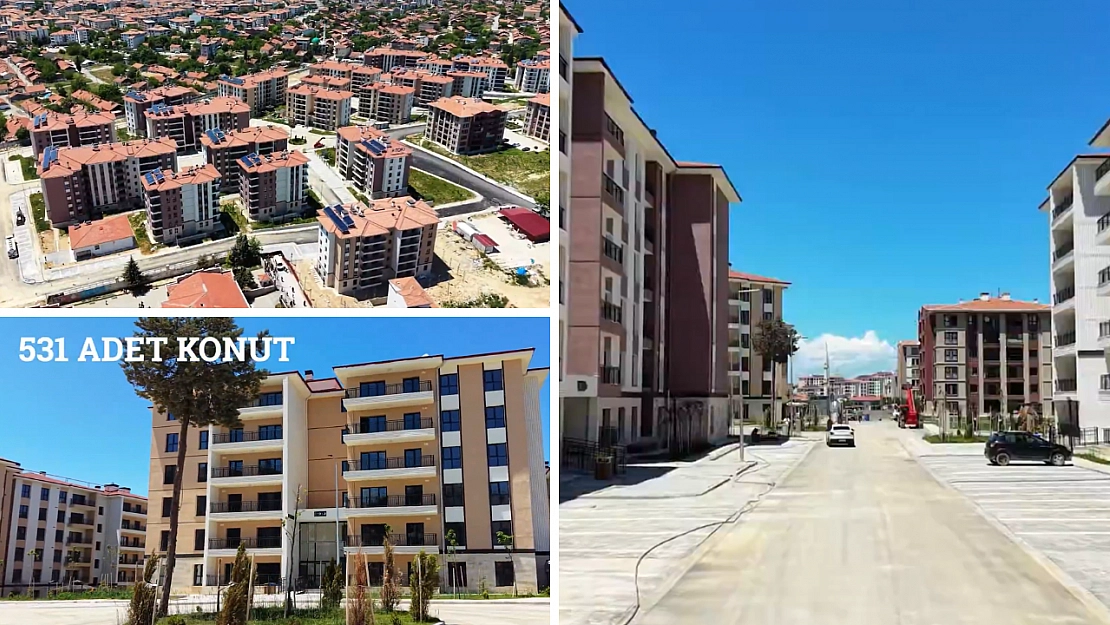 Malatya'da 531 konutun anahtar teslimi başladı