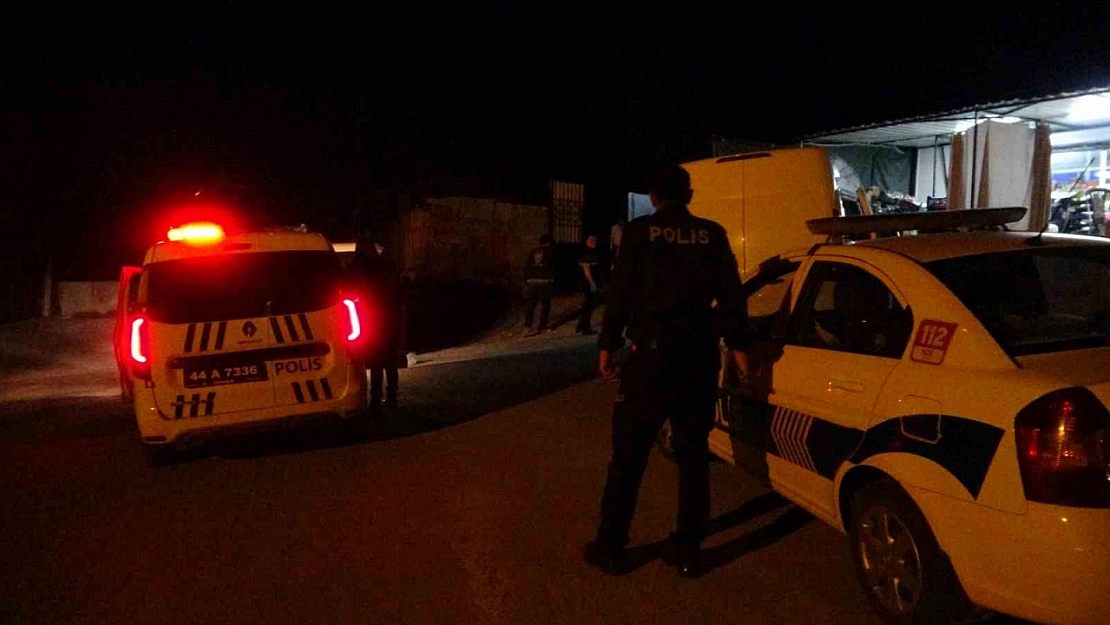 Malatya'da iş yerini taradılar