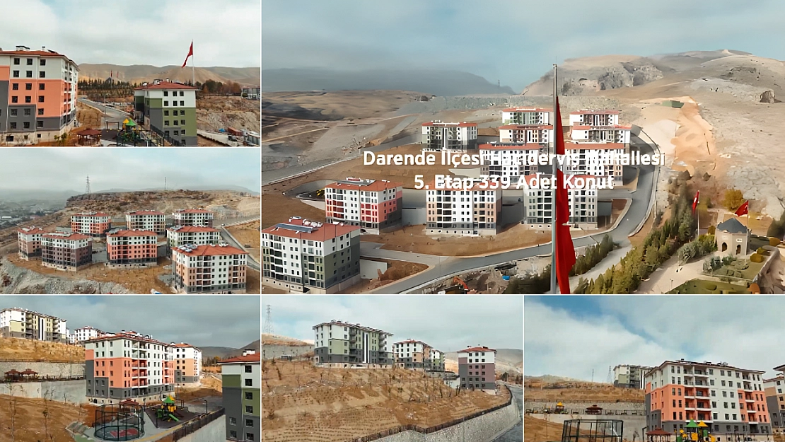 Malatya'da O İlçede Deprem Konutlarının Anahtarları Teslim Ediliyor! İşte Drone Görüntüleri…