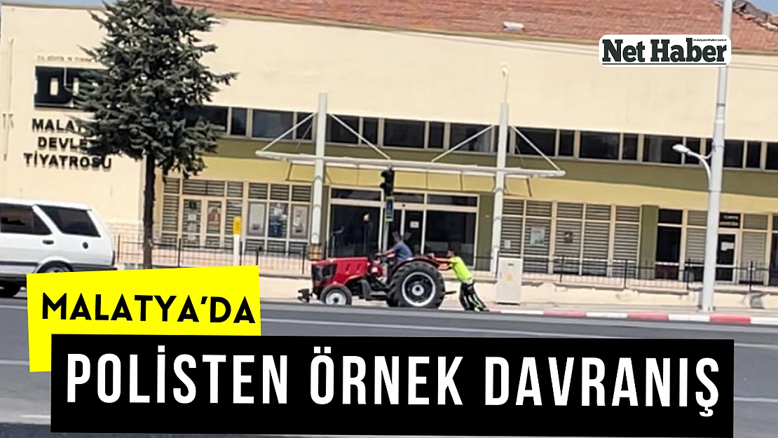 Malatya'da polisten örnek davranış