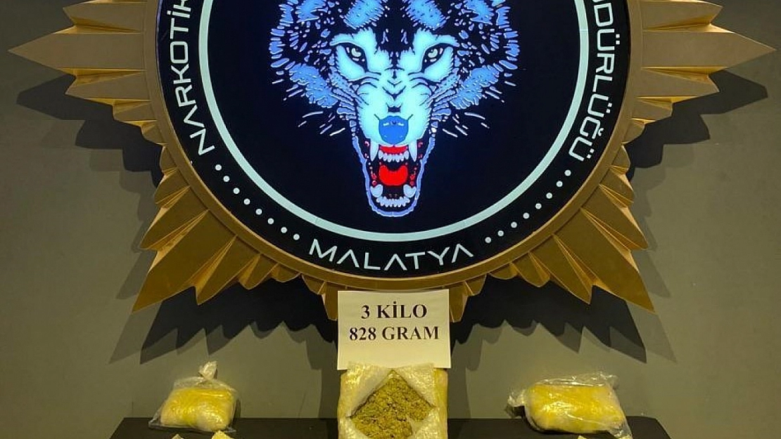 Malatya'da uyuşturucu operasyonu