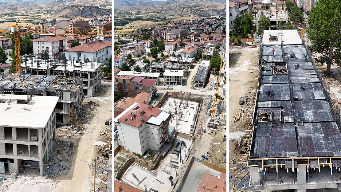Malatya'da Yeni Çarşı Projesi'nde inşaat yükseliyor! İşte çarşının son hali