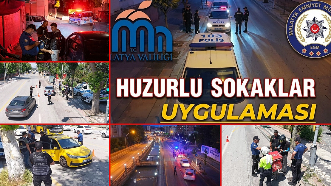 Malatya'nın 13 ilçesi didik arandı: 54 araç sahibine ceza yağdı!