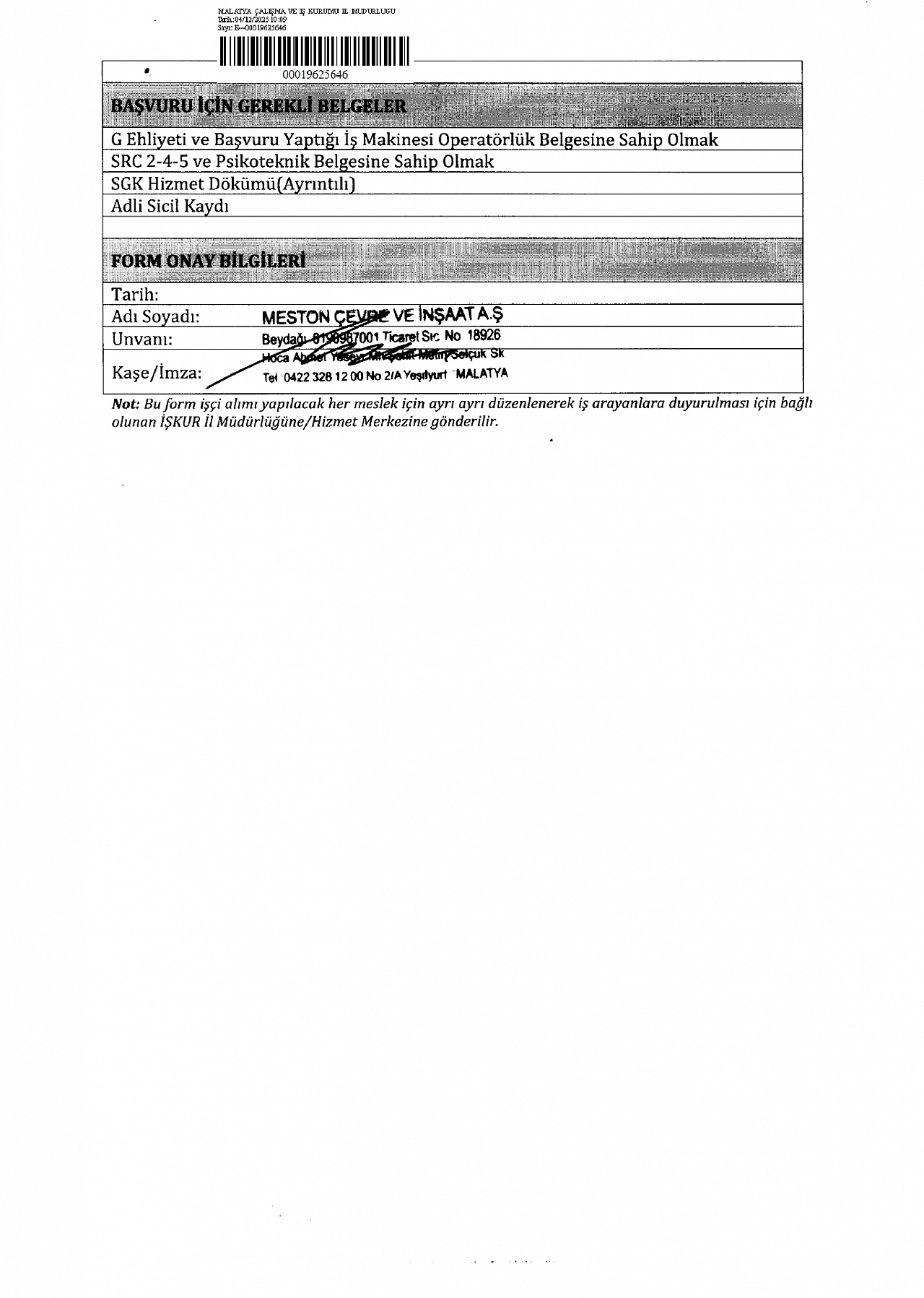 Malatya Büyükşehir Belediyesi 100 Personel Alıyor!