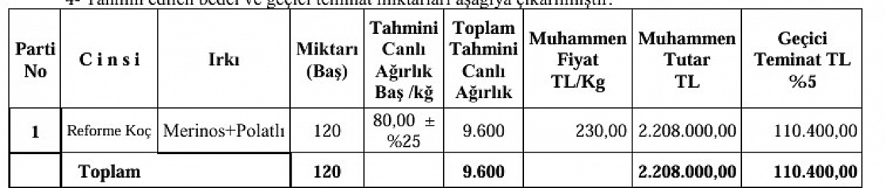 TİGEM duyurdu! Küçükbaş hayvan satışı için ihale açıldı