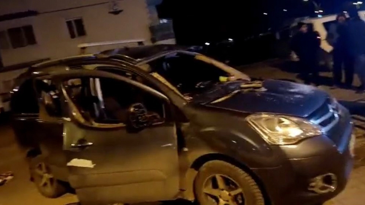 Otomobilde dehşeti yaşadı!