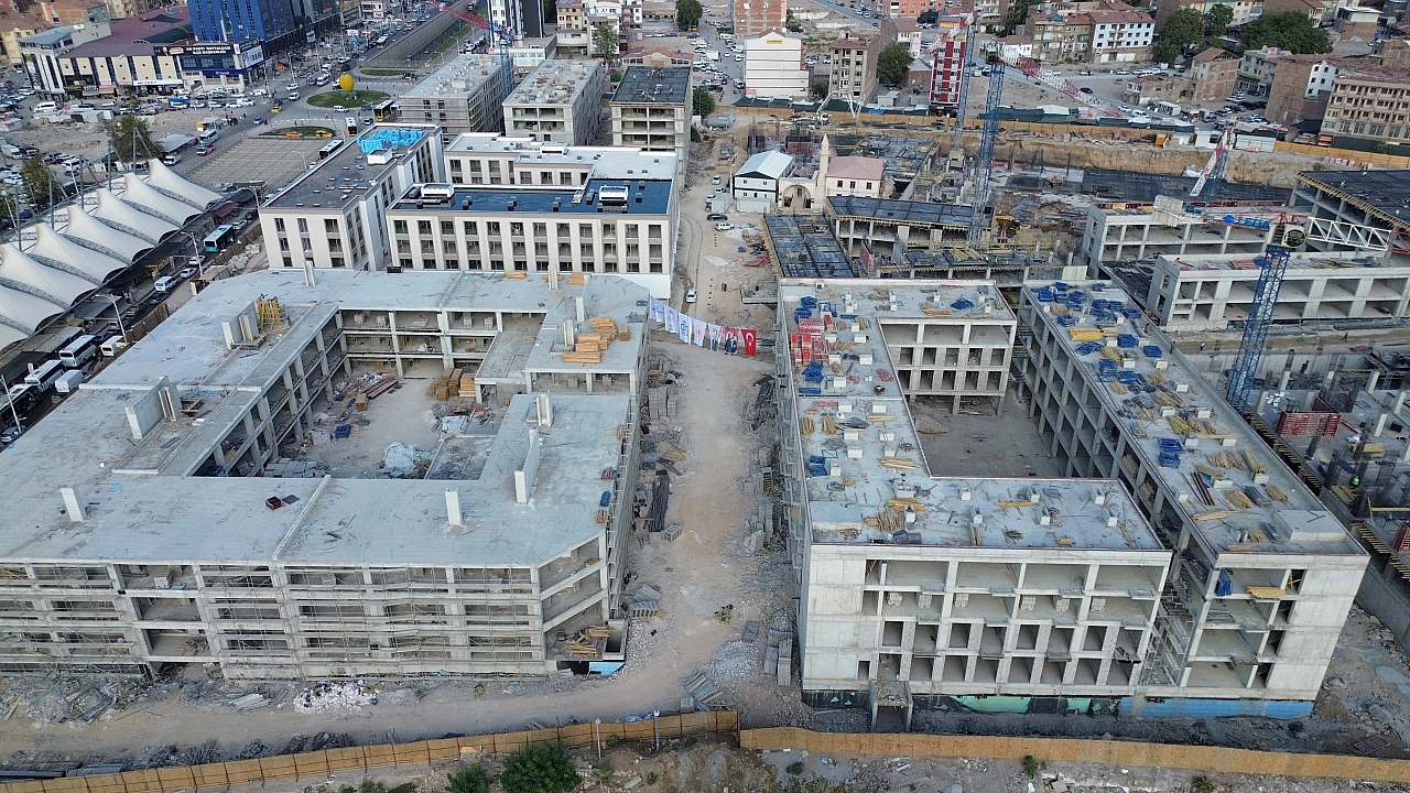 Malatya Çarşısı dronla görüntülendi