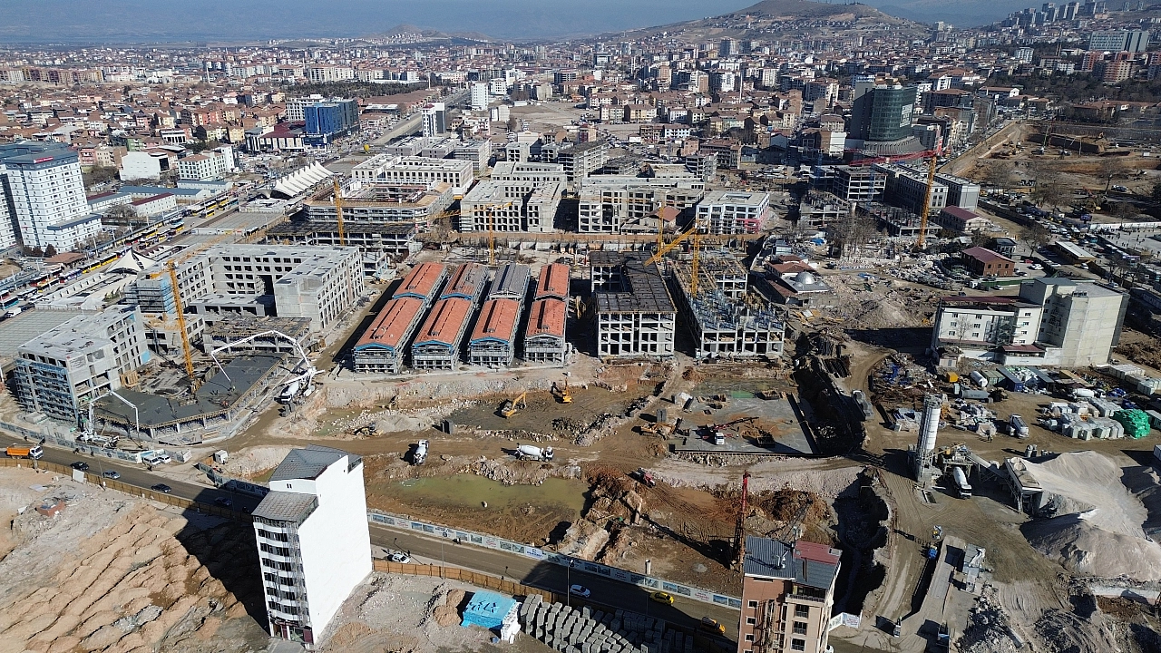 Malatya Çarşısı dronla görüntülendi